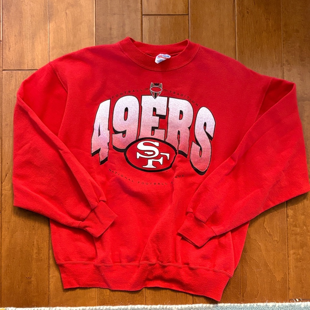 Vintage SF 49ers Red Sweater